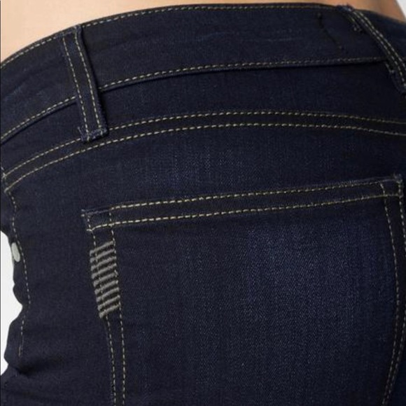 EUC Paige Skyline Skinny Jeans Dark Wash Size 27 - Picture 3 of 11